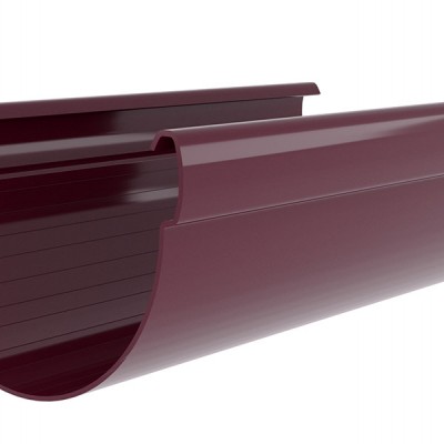 Желоб Дизайн 135 ПВХ Grand Line 3м Бордо (RAL 3005)