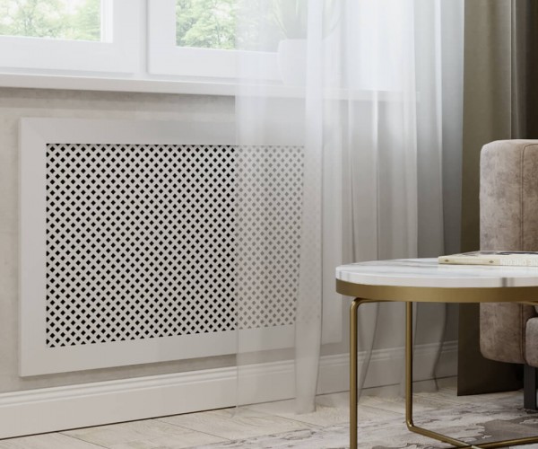 Экран для радиатора МДФ Stella Глория Белый