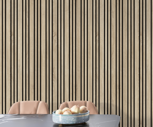 Панель стеновая акустическая МДФ Stella Dream Standart Дуб Сонома