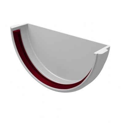 Заглушка желоба ПВХ Grand Line Белый (RAL 9003)