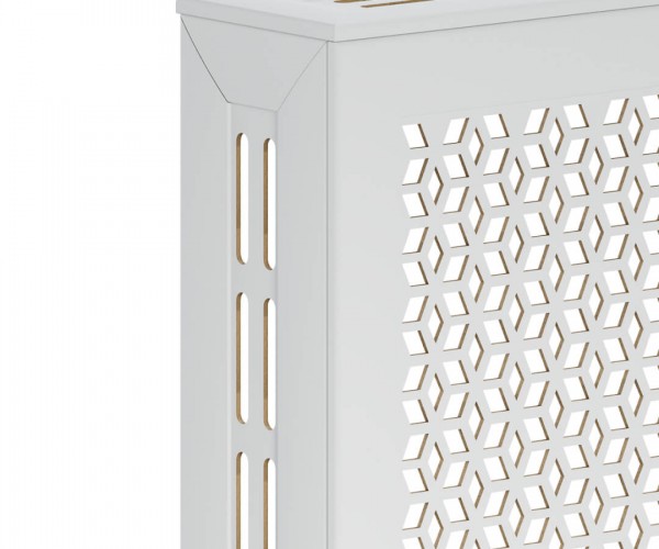 Экран для радиатора МДФ Stella Илона Белый