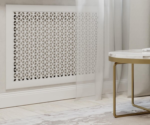 Экран для радиатора МДФ Stella Илона Белый