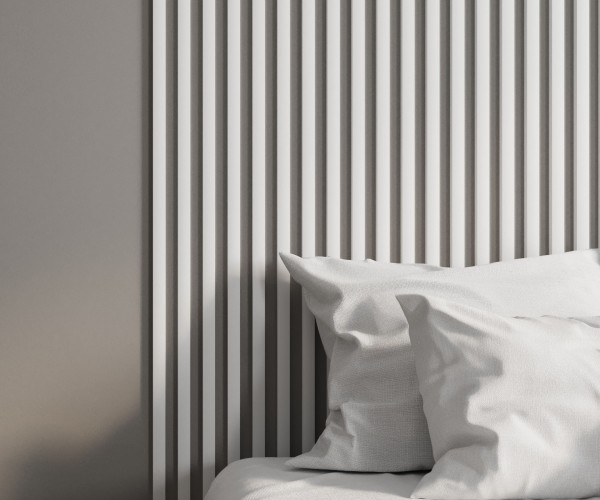 Рейка Интерьерная МДФ Stella Милана Standart Белый