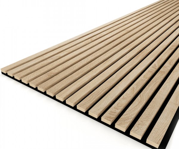 Панель стеновая акустическая МДФ Stella Trend Standart Дуб Сонома