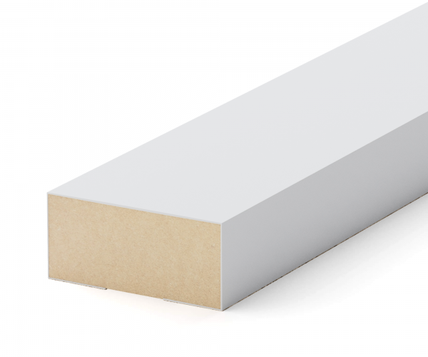 Рейка Интерьерная МДФ Stella Модель 12 Standart Белый