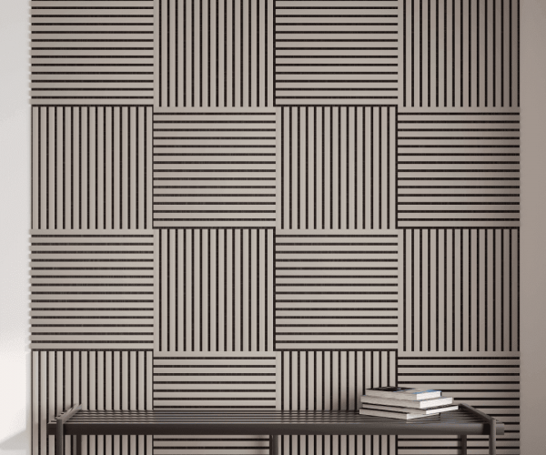 Панель стеновая акустическая МДФ Stella Trend De Luxe Sandgrau