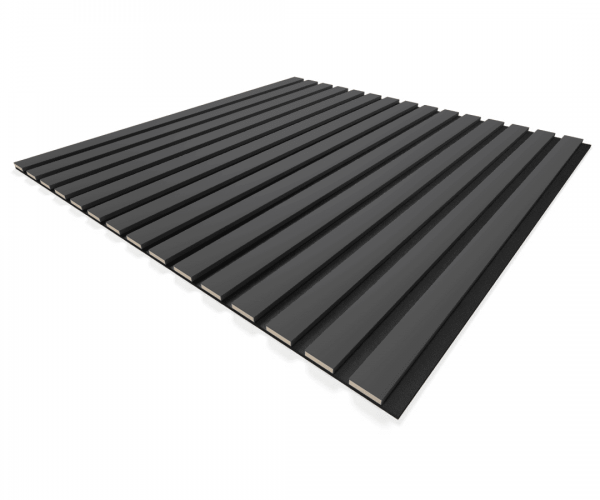 Панель стеновая акустическая МДФ Stella Comfort De Luxe Black Lead