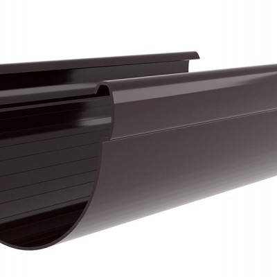 Желоб Дизайн 135 ПВХ Grand Line 3м Коричневый (RR32)