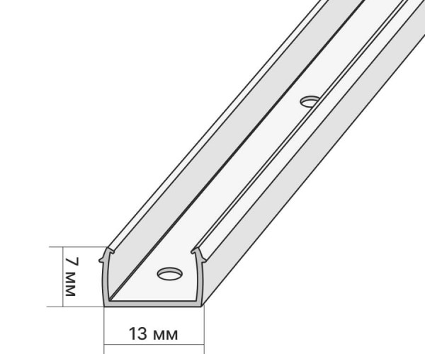 Монтажная планка для МДФ изделий STELLA 2400