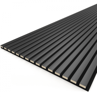 Панель стеновая акустическая МДФ Stella Trend De Luxe Black Lead