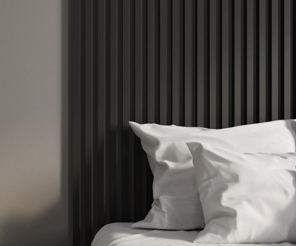 Рейка Интерьерная МДФ Stella Ривьера Standart Black Edition