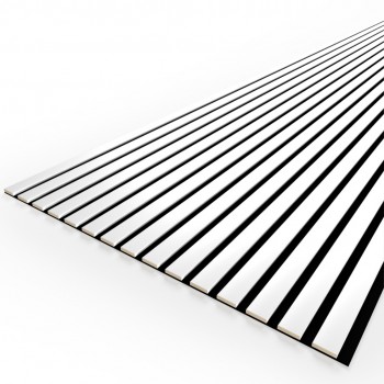 Панель стеновая акустическая МДФ Stella Comfort Standart Белый