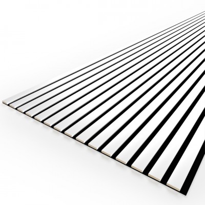 Панель стеновая акустическая МДФ Stella Comfort Standart Белый