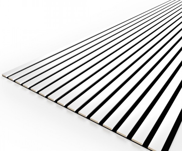 Панель стеновая акустическая МДФ Stella Comfort Standart Белый