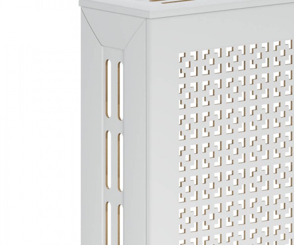 Экран для радиатора МДФ Stella Дамаско Белый