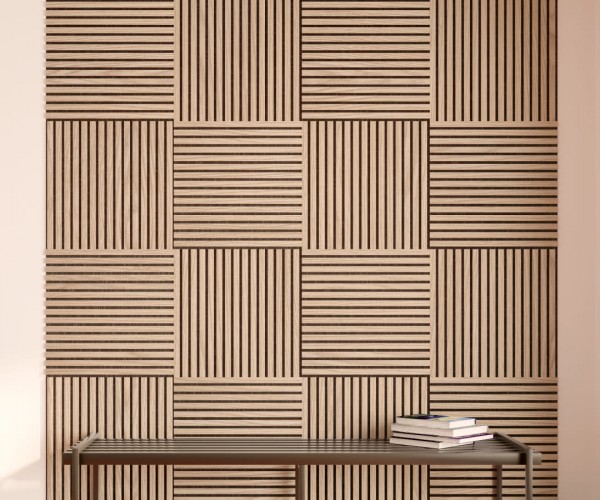 Панель стеновая акустическая МДФ Stella Comfort Light Дуб Снежный