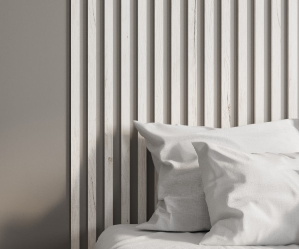 Рейка Интерьерная МДФ Stella Бриона Standart Дуб Санремо Белый