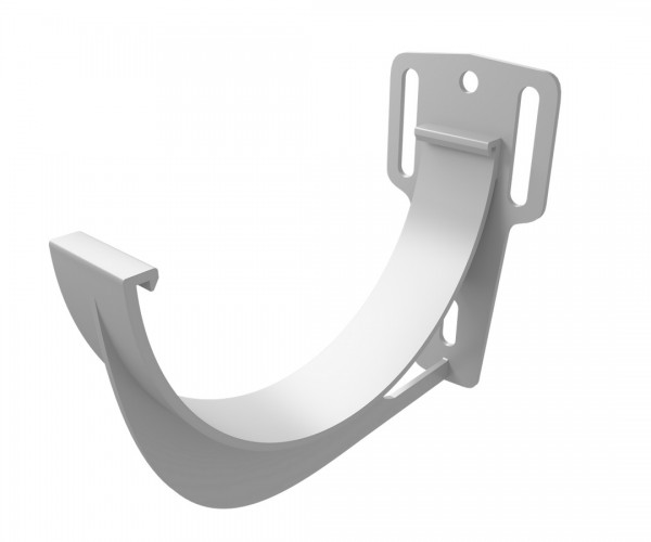 Кронштейн желоба ПВХ Grand Line Белый (RAL 9003)