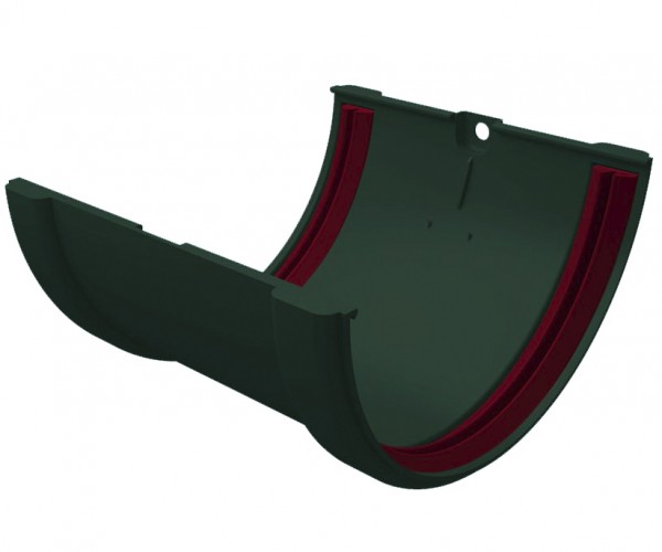 Соединитель желобов ПВХ Grand Line Зелёный (RAL 6005)