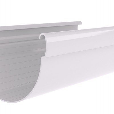 Желоб Дизайн 135 ПВХ Grand Line 3м Белый (RAL 9003)