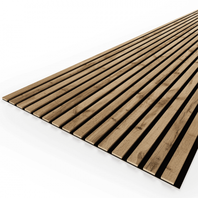 Панель стеновая акустическая МДФ Stella Comfort Light Пекан