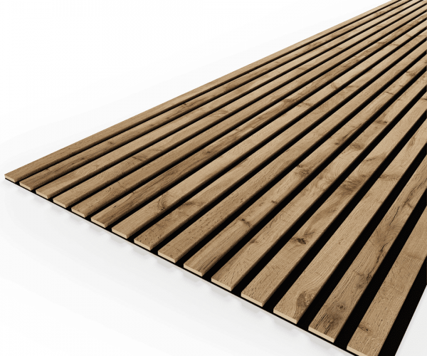 Панель стеновая акустическая МДФ Stella Comfort Light Пекан