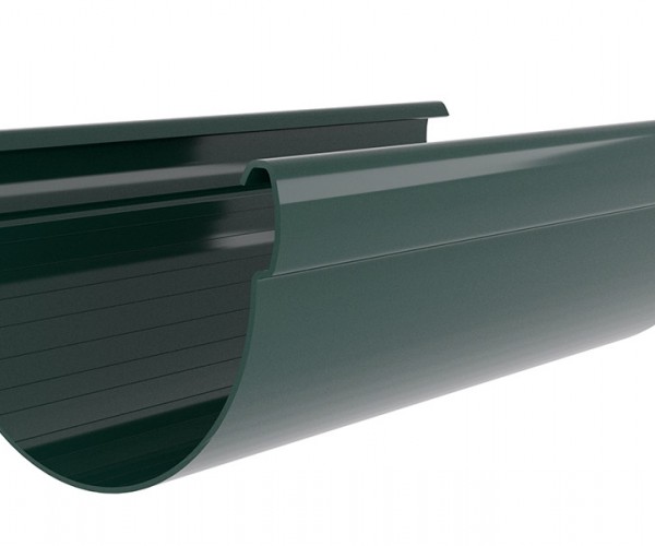 Желоб Дизайн 135 ПВХ Grand Line 3м Зелёный (RAL 6005)