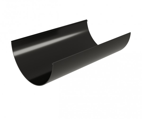 Желоб Классика 120 ПВХ Grand Line 3м Черный (RAL 9005)