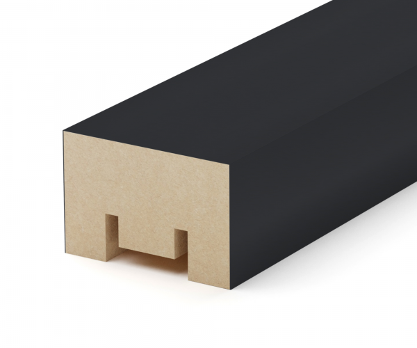 Рейка Интерьерная МДФ Stella Милана Standart Black Edition