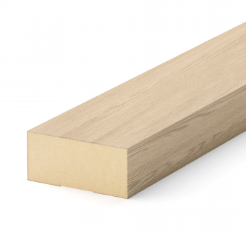 Рейка Интерьерная МДФ Stella Модель 12 Light Дуб Снежный