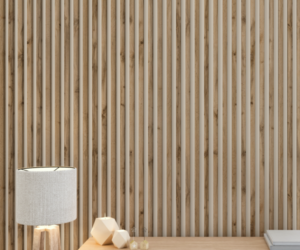 Рейка Интерьерная МДФ Stella Модель 12 Light Пекан