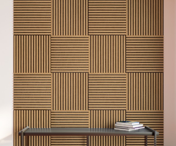 Панель стеновая акустическая МДФ Stella Comfort Standart Дуб Сальвадор