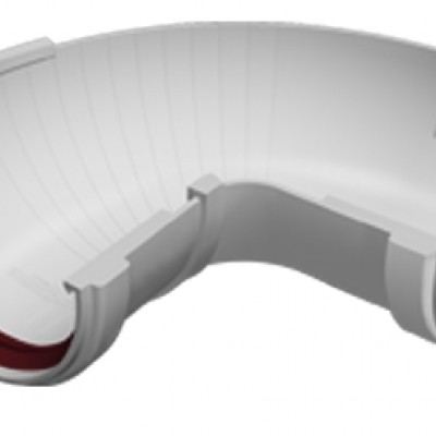 Угол составной 90-150 град. ПВХ Grand Line Белый (RAL 9003)