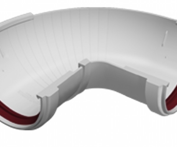 Угол составной 90-150 град. ПВХ Grand Line Белый (RAL 9003)