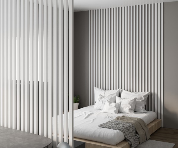 Рейка Интерьерная МДФ Stella Бриона Standart Белый