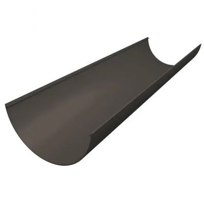 Желоб Классика 120 ПВХ Grand Line 3м Графит (RAL 7024)