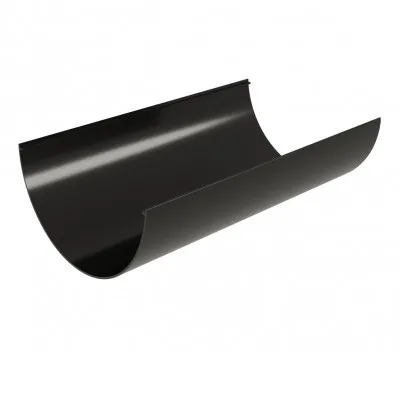 Желоб Классика 120 ПВХ Grand Line 3м Черный (RAL 9005)