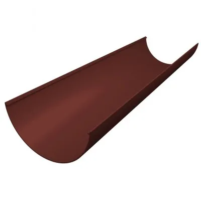 Желоб Классика 120 ПВХ Grand Line 3м Шоколадный (RAL 8017)